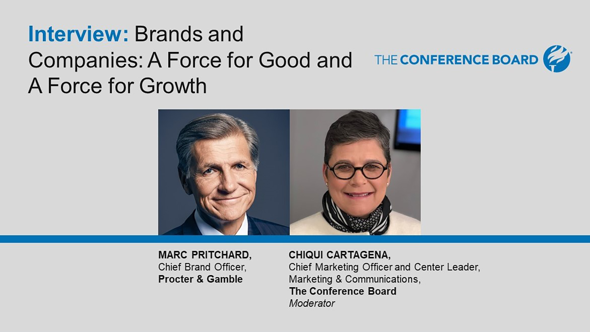 Building a More Civil & Just Society: Session D - Brands and Companies: A Force for Good and A Force for Growth. 31 Mins